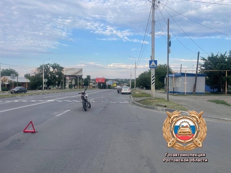 В городе Шахты  под колеса иномарки попал 41-летний мотоциклист
