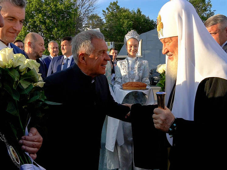 В Казань прибыл патриарх Московский и всея Руси Кирилл