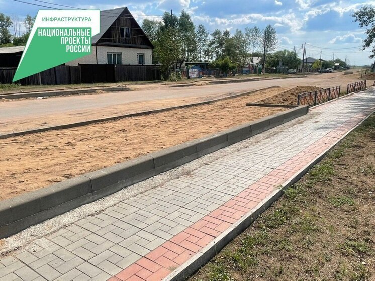 В Бурятии ремонтируют дорогу к Нижним Тальцам