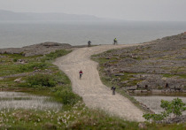 Больше ста смелых велосипедистов приехали на север Мурманской области, чтобы поучаствовать в соревновании – веломарафоне «Муста-Тунтури»