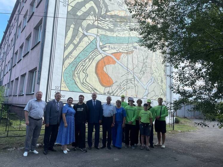 Черногорск украсил масштабный мурал