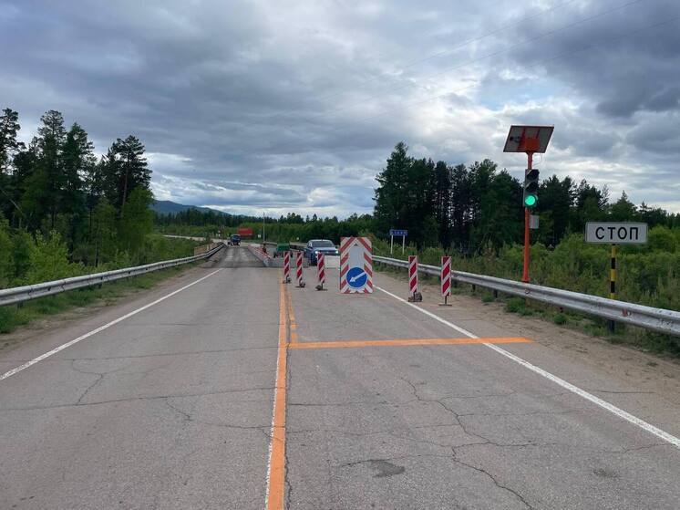 В Бурятии ремонт моста через реку Хаим переводят в круглосуточный режим