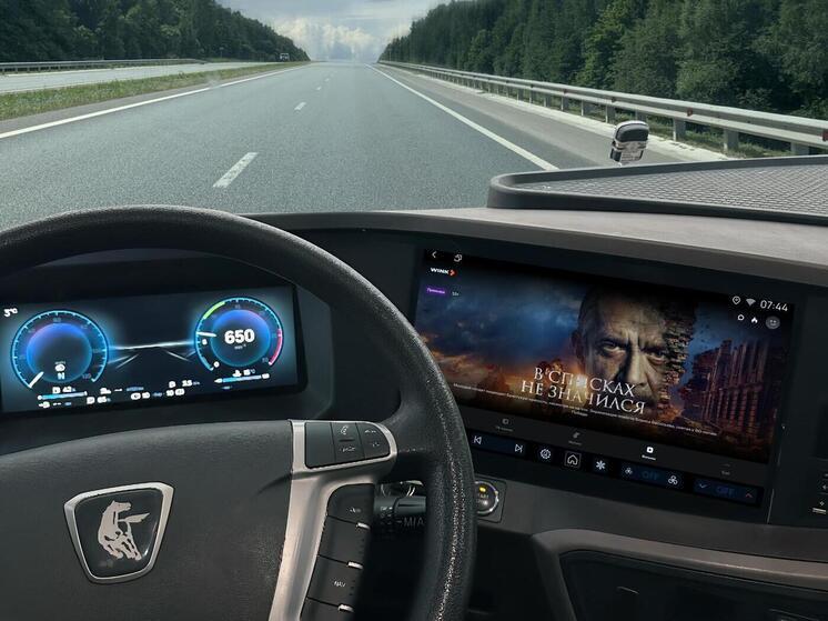 Дальнобойщики выбирают Wink — в автомобилях КАМАЗ стали доступны онлайн-кинотеатр, музыка и книги