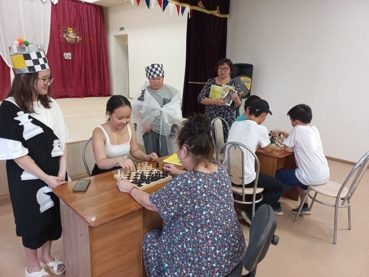 В поселке Калмыкии провели праздник шахмат