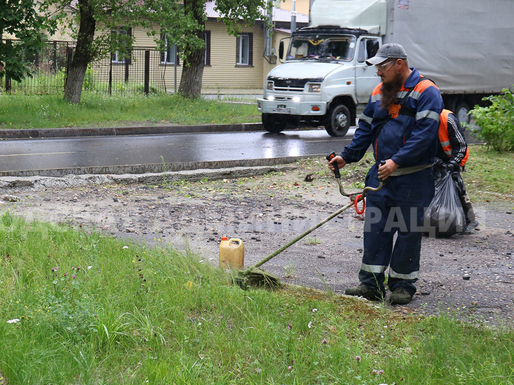 Более 182 тысяч квадратов газона за два дня покосили в Брянске