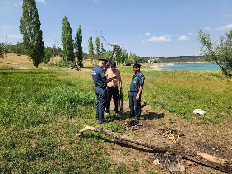 За три дня в Крыму 20 человек оштрафованы за нарушение правил пожарной безопасности