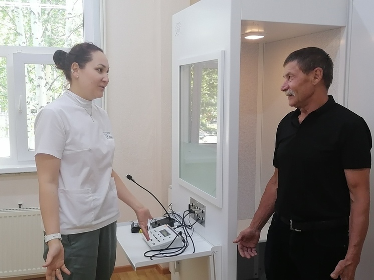 В медицинском отделении больницы Лянтора установлена современная аудиометрическая кабина