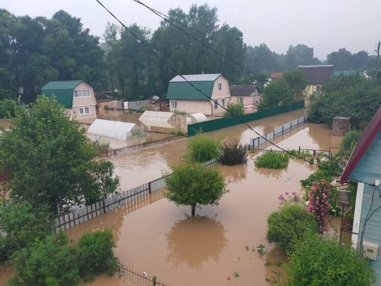 После ливней в Калуге подтопило около 100 домов