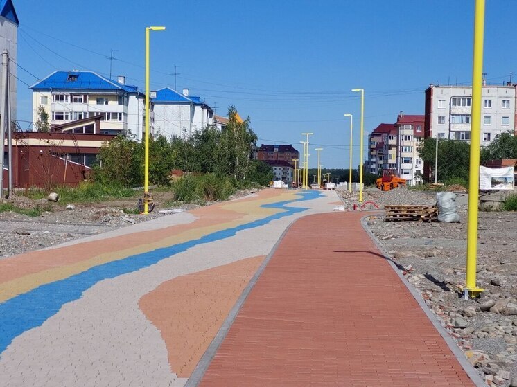 В Саяногорске привели в порядок бульвар и начали строить регбийное поле