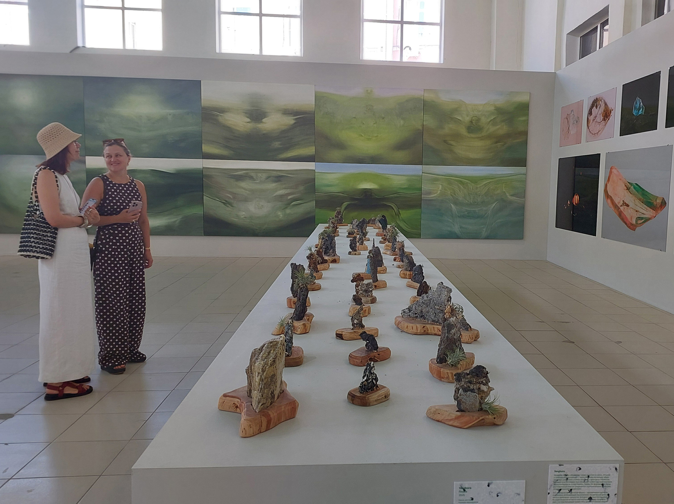 Pieza de arte con elementos de robótica