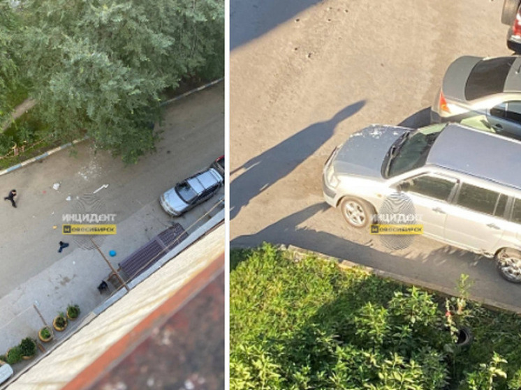 На Троллейке в Новосибирске с балкона разбрасывают вещи