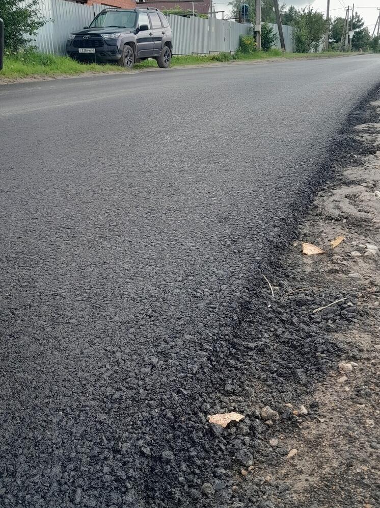 В калужской Плетенёвке появился новый асфальт