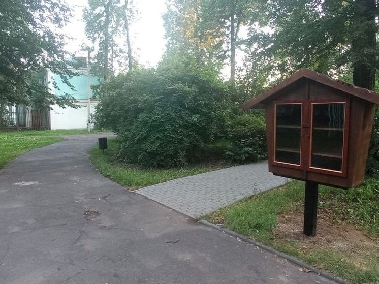 Шкафчик с сюрпризом появился в Литературном сквере в Иванове