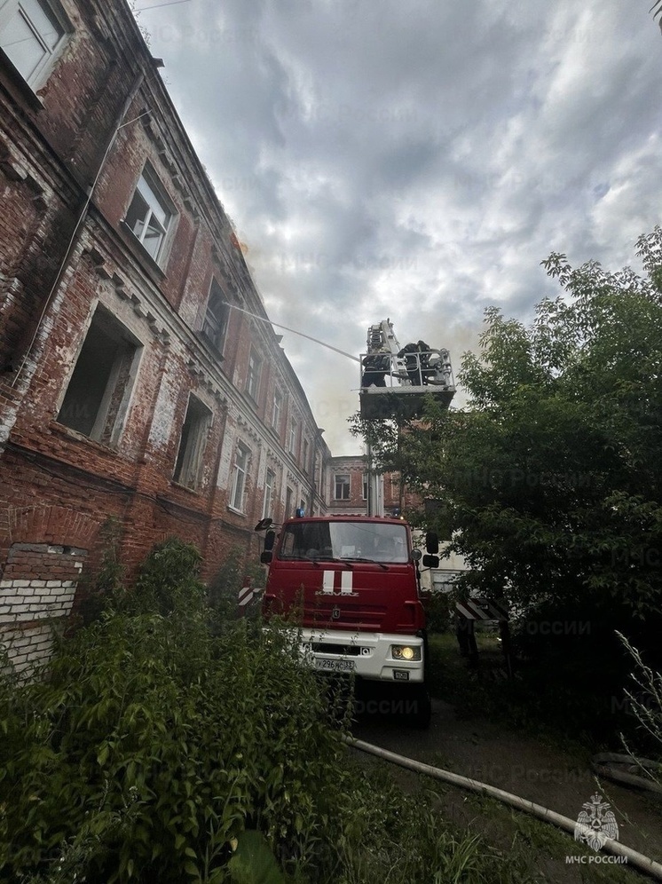 В Собинке снова горели казармы