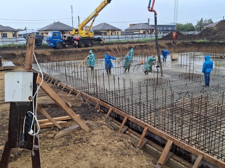 На Ставрополье в Шпаковском округе строится детский сад по нацпроекту «Семья»