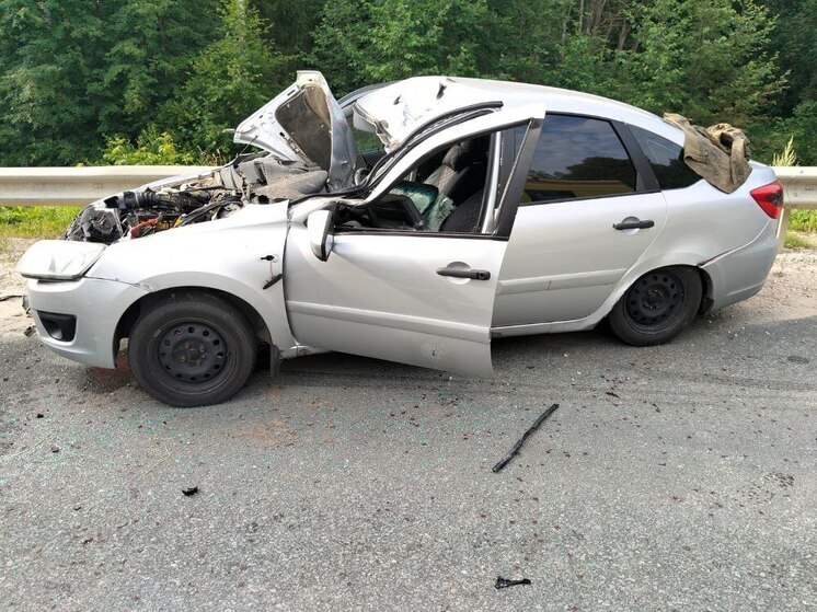 В Марий Эл комбайн протаранил «Ладу» из-за невнимательности водителя