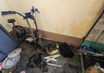 Утром в одном из многоквартирных домов Омска произошёл пожар