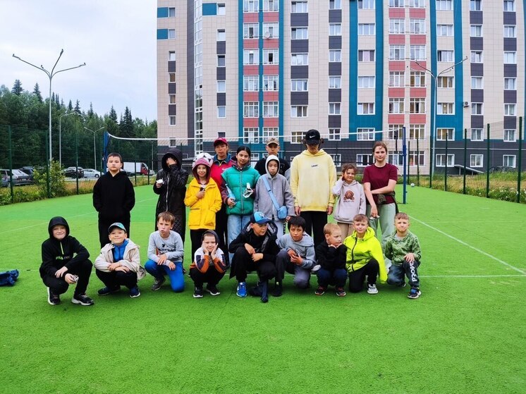 «Спортивное лето» проходит в городских дворах Югры