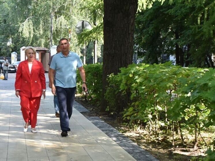 Глава Пензы проверил ход реконструкции парка Белинского