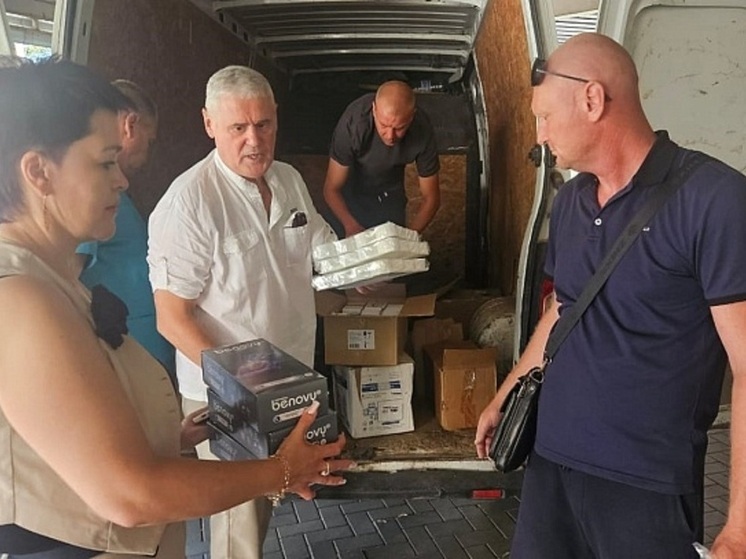 Очередной гуманитарный груз из Сочи доставили в Геническ