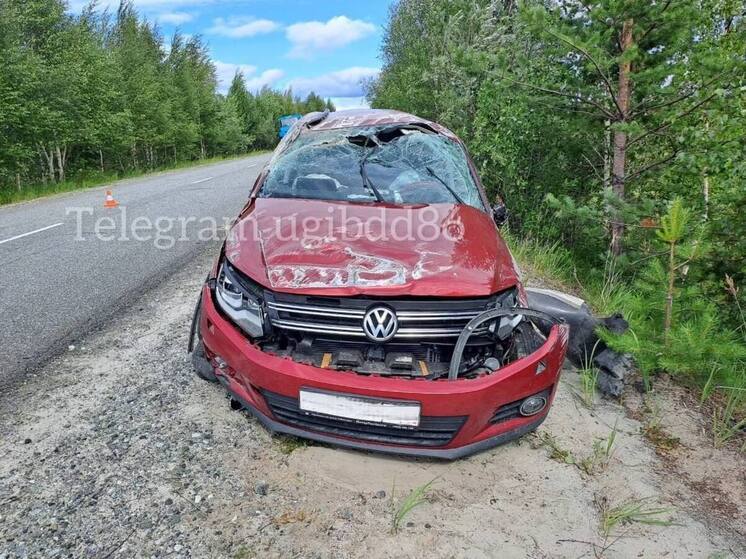 ДТП в Сургутском районе: автоледи попала в аварию на загородной трассе