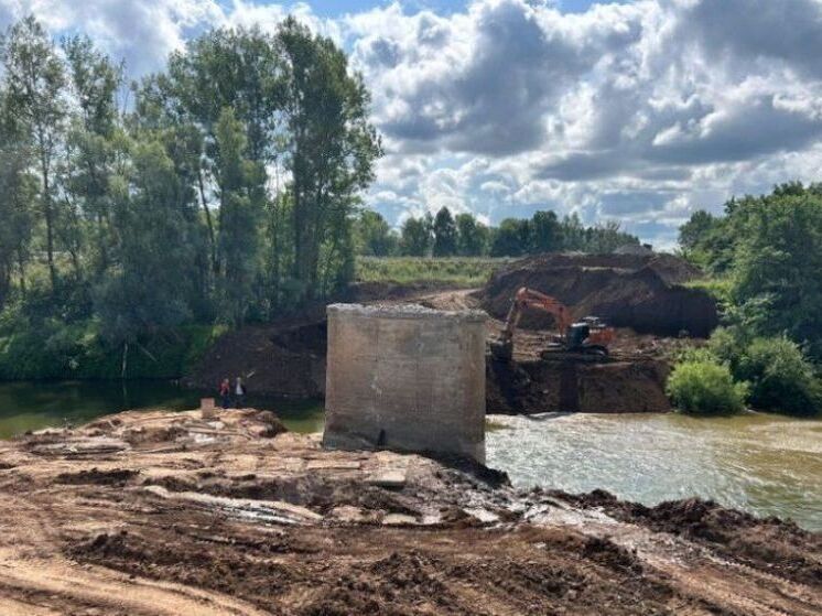 В Башкирии начали ремонтировать мост через реку Быстрый Танып