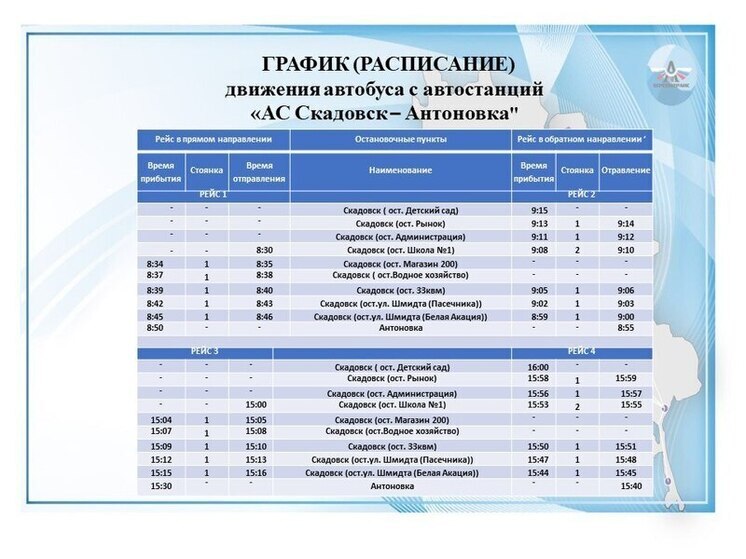 В Скадовском округе запустили новый пригородный маршрут