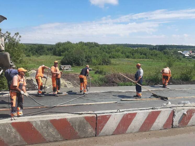 В Малой Сердобе реконструируют 75-метровый мост