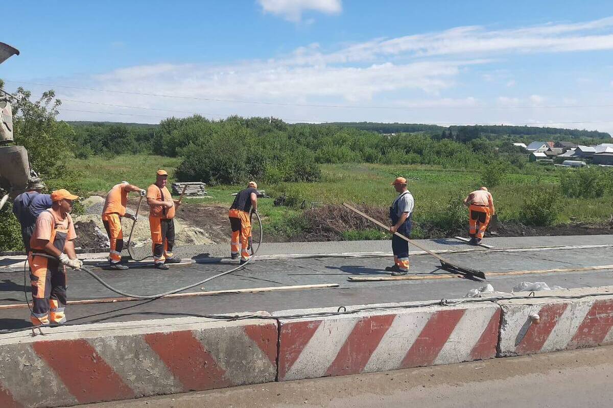 В Малой Сердобе реконструируют 75-метровый мост
