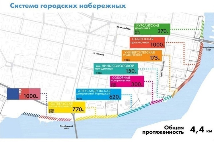 Череповчане могут проголосовать за название обновленной набережной до 27 июля