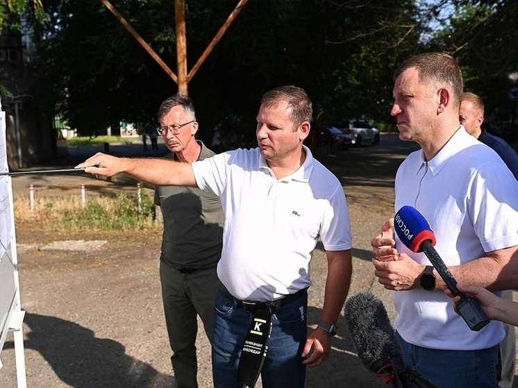 В Краснодаре начато строительство развязки, которая соединит улицы Тихорецкую, Володарского и Шевченко
