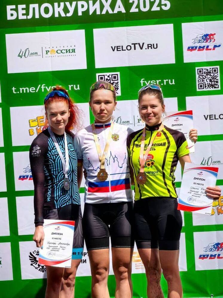 Элина Семенова из Чувашии стала чемпионкой России по маунтинбайку
