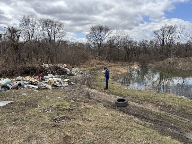 Свалку у озера убрали в Хабаровске