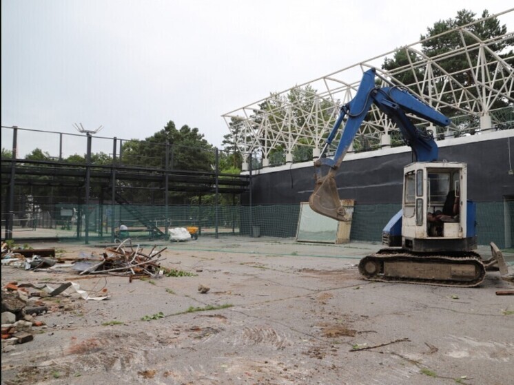 Новые теннисные корты появятся на стадионе им. Ленина в Хабаровске