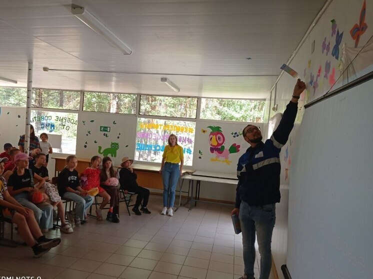 Газовики Марий Эл провели уроки безопасности в детском лагере «Кооператор»