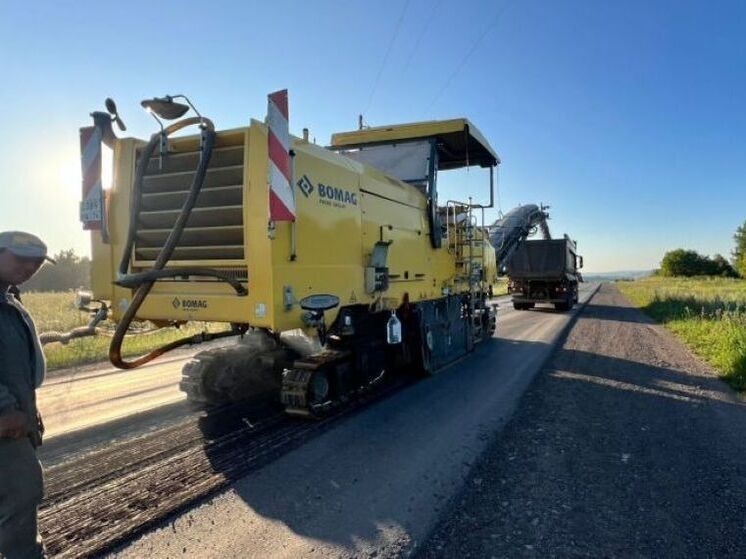 В Башкирии обновляют дорогу рядом с популярным озером Кандрыкуль