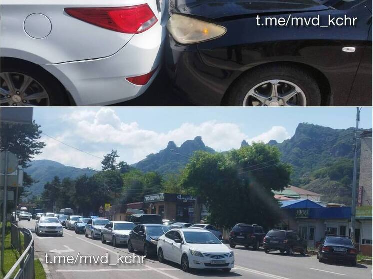 Пьяный водитель устроил ДТП с участием трех автомобилей в Карачаевске