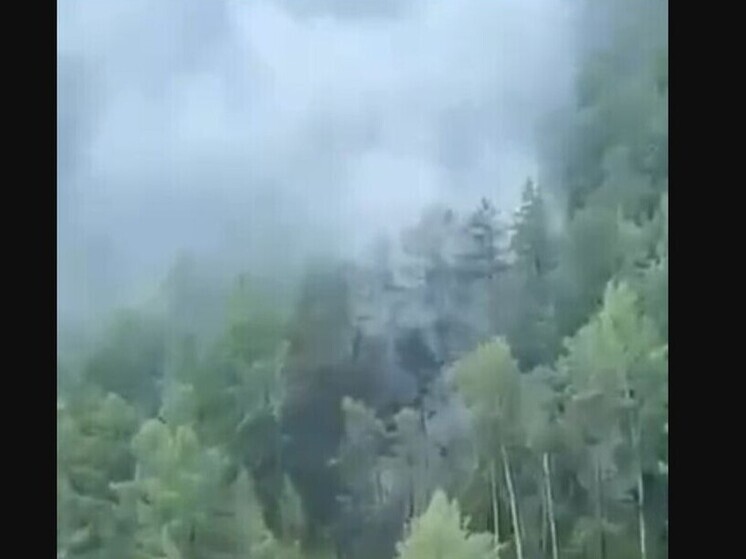 Появились первые кадры с места крушения Ан-24 в Приамурье