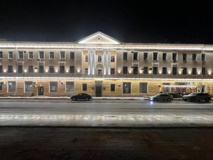 Ещё одно здание в Тамбове «подсветили»