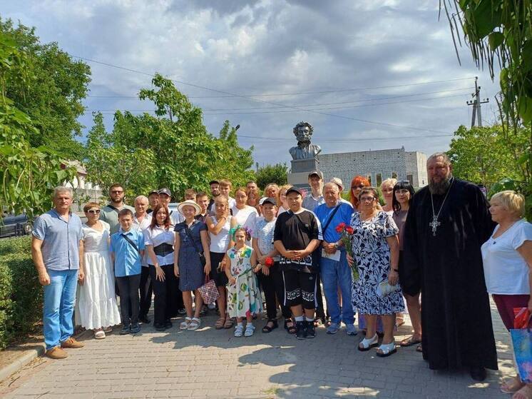 В Мелитополе открыли памятник Александру Пушкину
