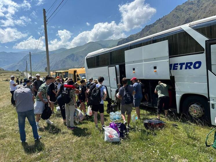 Туристов из Калуги эвакуировали из зоны ЧС после схода селя в Кабардино-Балкарии