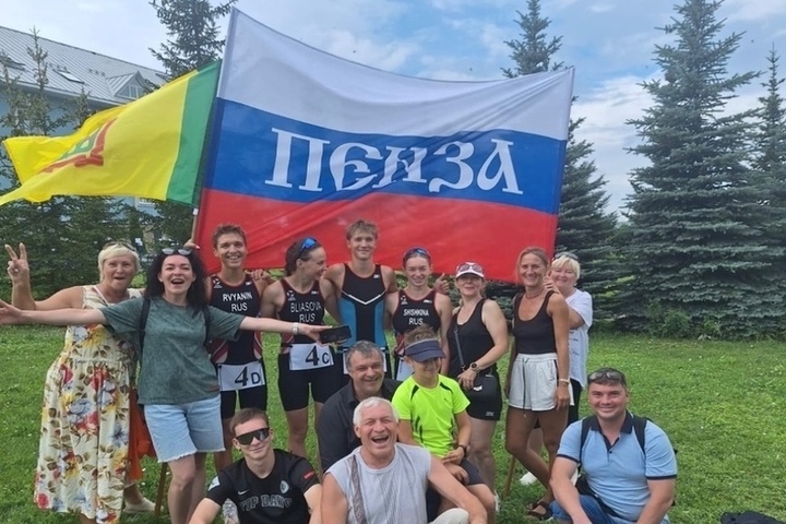 Пензенские триатлонисты завоевали бронзу на Спартакиаде молодежи России