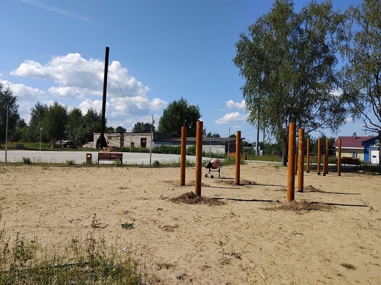 В Черевково ведётся масштабное благоустройство Парка культуры