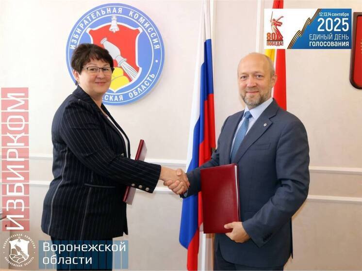 Избирком и МФЦ Воронежской области подписали соглашение о сотрудничестве
