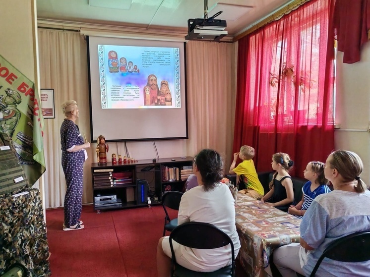 В Пущинском музее прошло занятие, посвящённое матрёшке