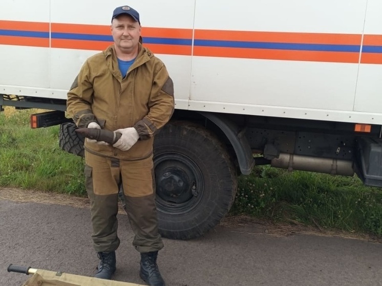 В Поныровском районе Курской области обезвредили шесть артснарядов