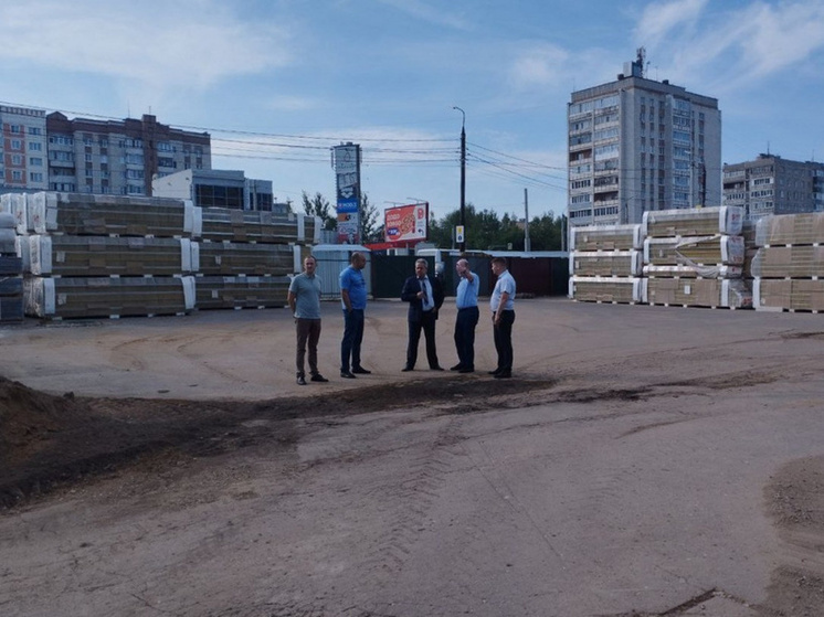 В Костроме подготовили площадку для установки модульного бассейна