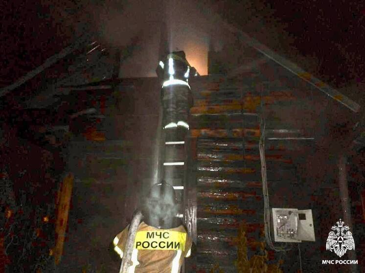 На Алтае из-за неисправной проводки произошел пожар на частном подворье