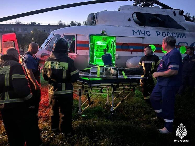 Подростка экстренно доставили на вертолете Ми-8 в Тверь