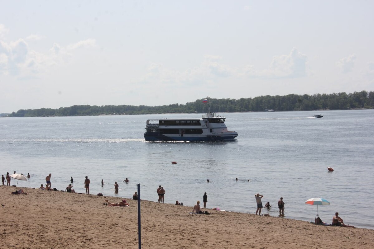 Температура воды в Волге в Самаре держится на уровне выше +23 градусов